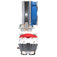 天極風(fēng) 冰尊400 藍(lán)燈 炫彩版CPU電腦靜音散熱器 云南電腦批發(fā)