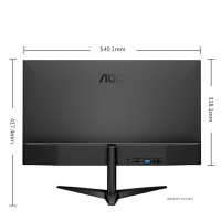 AOC 顯示器 24B1H 23.6英寸VA廣視角屏 不閃屏 HDMI全高清顯示器 昆明電腦批發(fā) 云南電腦商城