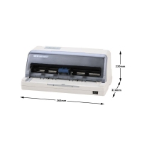 得實(shí)（Dascom）AR-480K 鋼架結(jié)構(gòu)平推82列針式打印機(jī)