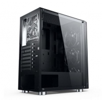 游戲風暴 魔晶(黑) 游戲機箱(RGB炫彩燈條,USB3.0機箱,對流散熱,兼容SSD,長顯卡