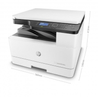 惠普(HP) LaserJet MFP M433a A3黑白激光數(shù)碼復合機打印機(打印、掃描、復印) 436n