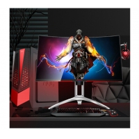 AOC AGON 愛攻II AG272FCX 27英寸高清 吃雞 144Hz刷新 1800R曲率 ΔE3 全接口游戲電競(jìng)曲面顯示器 絕地求生