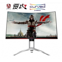 AOC 愛攻II AG322QCX 31.5英寸 2K高清 144hz ΔE3 1800R 大屏曲面全接口游戲電競(jìng)升降電腦顯示器