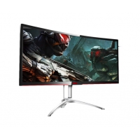 AOC AGON 愛攻 AG352QCX 35英寸 21:9帶魚屏 2K高清 200Hz高刷新 1800R曲度 ΔE3 游戲電競曲面電腦顯示器