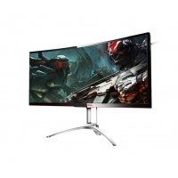 AOC AGON 愛攻 AG352QCX 35英寸 21:9帶魚屏 2K高清 200Hz高刷新 1800R曲度 ΔE3 游戲電競曲面電腦顯示器