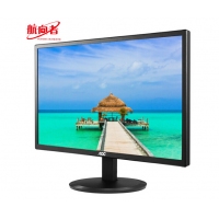 AOC E2270SWN 21.5英寸LED不閃屏高清液晶顯示器家用辦公電腦顯示器 黑色