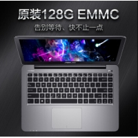 華碩（ASUS）E403NA輕薄便攜學(xué)生本14英寸四核上網(wǎng)本商務(wù)辦公筆記本電腦超薄手提電腦 金屬灰 N4200/4G/128G固態(tài) 集顯