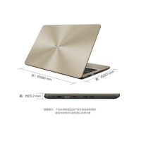 華碩（ASUS）A580UR商務(wù)辦公15.6英寸手提筆記本電腦 金色 集顯