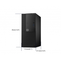戴爾（DELL）OptiPlex 3050MT 商用臺式電腦 (酷睿i3-7100 4GB 1TB 集顯 Win10H  ）21.5英寸