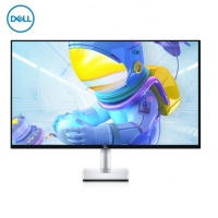戴爾（DELL） S2718D 27英寸纖薄四面窄邊框2K高分辨率HDR 背光不閃IPS屏顯示器 銀色