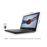 戴爾（DELL） 靈越飛匣14E 3476 14.0英寸八代四核輕薄手提學(xué)生影音游戲筆記本電腦 i7-8550u 黑色 2G獨(dú)顯 （I7-8550U 8GB 1TB R520 2G WIN10）