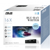 華碩(ASUS) 16倍速 SATA 藍(lán)光刻錄機(jī) 黑色(BW-16D1HT)