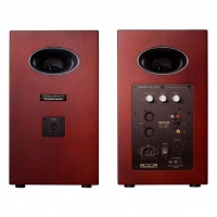 漫步者（EDIFIER）AIRPULSE A200 立體聲有源書架音箱 音響 電腦音箱 電視音響 櫻桃紅