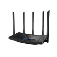 TP-LINK 雙頻千兆無線路由器 板陣天線智能穿墻 高速光纖家用別墅辦公大功率覆蓋 TL-WDR6510 觸屏/1300M 網(wǎng)口千兆大戶型路由器