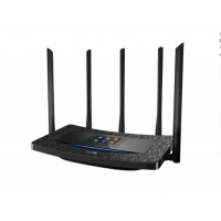 TP-LINK 雙頻千兆無線路由器 板陣天線智能穿墻 高速光纖家用別墅辦公大功率覆蓋 TL-WDR6510 觸屏/1300M 網(wǎng)口千兆大戶型路由器