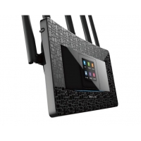 TP-LINK 雙頻千兆無線路由器 板陣天線智能穿墻 高速光纖家用別墅辦公大功率覆蓋 TL-WDR6510 觸屏/1300M 網(wǎng)口千兆大戶型路由器