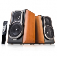 漫步者（EDIFIER） S2000MKII HIFI有源音箱 家庭影院/電腦無(wú)線(xiàn)藍(lán)牙音響 木紋色