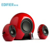 漫步者（EDIFIER） 漫步者藍(lán)牙音響4.0線(xiàn)控3D環(huán)繞音效遙控?zé)o線(xiàn)低音炮E235 紅色