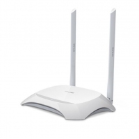 TP-LINK TL-WR840N 300Mbps無(wú)線路由器 家用無(wú)線智能wifi普聯(lián)路由器穿墻高速 白色