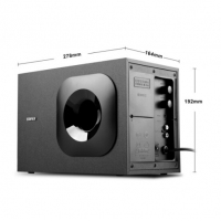 漫步者（EDIFIER） R201T12 2.1聲道 多媒體音箱 音響 電腦音箱 黑色