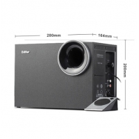 漫步者（EDIFIER） R201T北美 2.1聲道 多媒體音箱 音響 電腦音箱 黑色