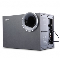 漫步者（EDIFIER） R208PF 2.1多媒體線控臺(tái)式電腦音箱 U盤SD卡重低音音響 黑色