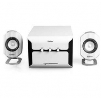 Edifier/漫步者 E2100 2.1多媒體電腦有源音箱重低音炮 白色 木質(zhì)