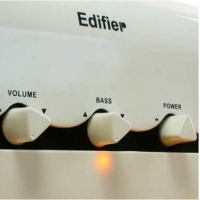 Edifier/漫步者 E2100 2.1多媒體電腦有源音箱重低音炮 白色 木質(zhì)
