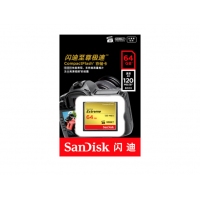 閃迪（SanDisk）32G CF卡64G 128G佳能尼康單反相機內存卡高速800X 攝像存儲卡 64G 120M/s至尊極速 UDMA7全高清