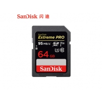  閃迪SanDisk 64G相機sd卡u3 128G內存卡4k閃存95m/s 佳能尼康微單反攝像儲存卡 64G SDXC