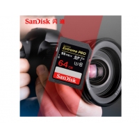  閃迪SanDisk 64G相機(jī)sd卡u3 128G內(nèi)存卡4k閃存95m/s 佳能尼康微單反攝像儲(chǔ)存卡 64G SDXC