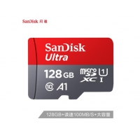 閃迪（SanDisk）128GB TF（MicroSD）存儲(chǔ)卡 U1 C10 A1 至尊高速移動(dòng)版 讀速100MB/s APP運(yùn)行更流暢