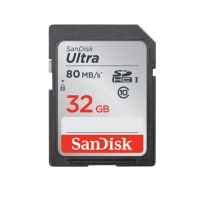 閃迪（SanDisk） SD內存卡16G/32G/64G 高速單反相機卡 攝影機存儲卡 4K高清拍攝 【SDUNC】80M/s 32G
