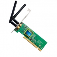 TP-LINK 臺(tái)式機(jī)電腦內(nèi)置PCI-E插口無線網(wǎng)卡 支持模擬AP接收器 TL-WN851N 單頻300M PCI插口