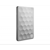 希捷（Seagate）Ultra slim睿致1T/2T移動硬盤2.5英寸 9.6mm USB3.0 1T （STEH1000300）銀色 標(biāo)配送防震包