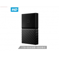 云南硬盤批發(fā) 西部數(shù)據(jù)(WD)1TB USB3.0移動硬盤My Passport 2.5英寸 經(jīng)典黑(硬件加密 自動備份)