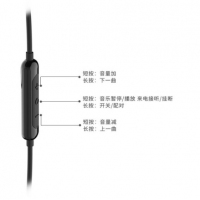 漫步者（EDIFIER） 漫步者入耳式耳機(jī)藍(lán)牙運(yùn)動(dòng)防水氧氣瓶線控耳麥W293BT