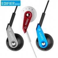 漫步者（EDIFIER） H185P手機耳機耳塞式入耳式耳麥通用重低音男女生電腦耳機跑步有線耳機