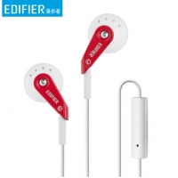 漫步者（EDIFIER） H185P手機耳機耳塞式入耳式耳麥通用重低音男女生電腦耳機跑步有線耳機