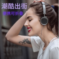漫步者（Edifier） H690輕便折疊電腦手機(jī)頭戴式重低音立體聲耳機(jī) 鐵灰色 