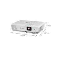 愛普生（EPSON）CB-S05 投影儀 投影機(jī)辦公（3200流明 支持左右梯形校正 HDMI）