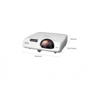 愛普生（EPSON）CB-530 投影儀 投影機(jī) 商用 辦公 教育 (3200流明 短焦距投影 支持手機(jī)同步 免費(fèi)上門安裝)