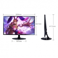 三星（SAMSUNG)S24D300HL 23.6英寸 HDMI高清接口 低藍(lán)光護(hù)眼 辦公電腦顯示器