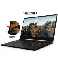 微星（MSI）GS65 Stealth Thin 8RF-012CN 15.6英寸超薄游戲筆記本電腦窄邊框144HZ電競屏八代 （i7-8750H+ HM370/ 16GB / GTX1070 MaxQ / 512GB NVMe SSD ）