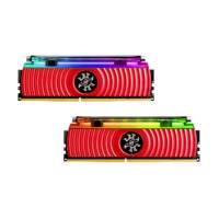 威剛(ADATA) XPG-龍耀D80 DDR4 3000頻 16G(8Gx2)套裝 液體炫光臺式機內(nèi)存(RGB燈條)