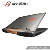 ROG 超神2 17.3英寸 144Hz 3ms防炫光霧面屏游戲筆記本電腦 超神2 8代i9/GTX1080 144Hz 3ms 72% 32G 2*256G
