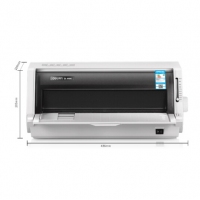 得力（deli）DL-690K 針式打印機(jī) 發(fā)票/單據(jù)/快遞單打印機(jī)（110列平推式）