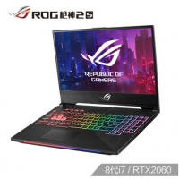 ROG 槍神2s 15.6英寸 144Hz 3ms防炫光霧面屏游戲筆記本電腦 槍神2s 8代i7/RTX2060 144Hz 3ms 72% 16G 512G+1T