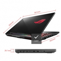 ROG 魔霸2 英特爾酷睿i7 15.6英寸 144Hz 窄邊框屏游戲筆記本電腦(i7-8750H 8G 256GSSD+1T GTX1060 6G獨(dú)顯)
