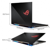 ROG 冰刃3SPlus 17.3英寸 144Hz 3ms 防炫光霧面屏游戲筆記本電腦 冰刃3SPlus i7-8750H/RTX2080 144Hz 3ms 72% 24G 1TB SSD